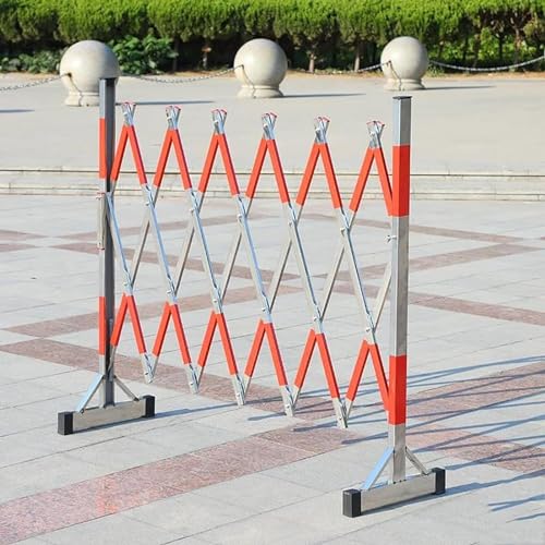 Barrière métallique industrielle extensible pour sécuriser les zones de circulation - 2