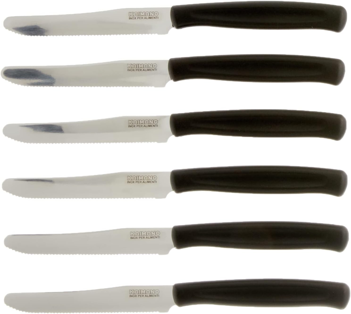 Kaimano kdn041506 N – Table Knife, Table, 6 Pieces, Black