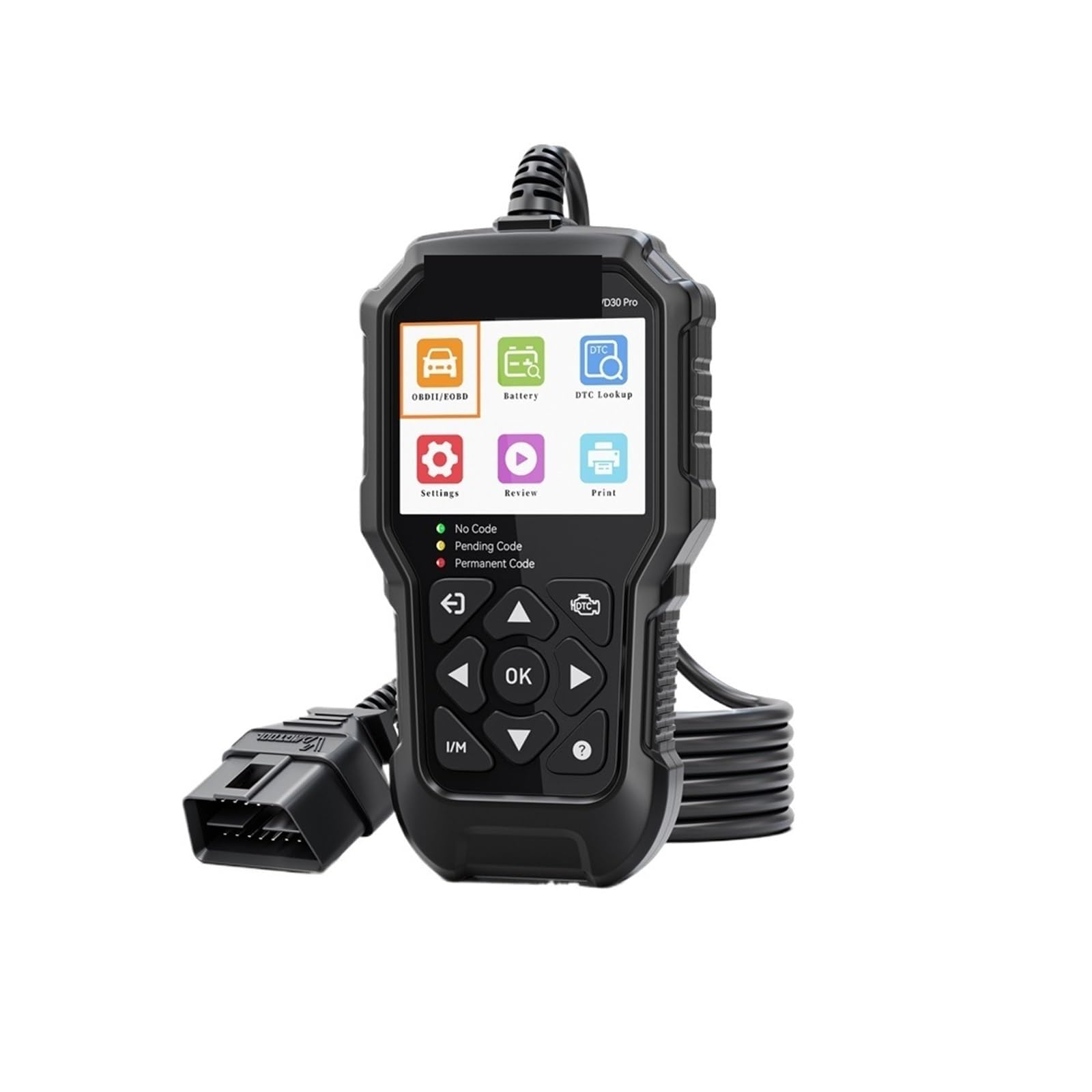 Controlla La Disponibilità Del Lettore Di Codici Motore I/M Scanner OBD2 Strumenti Diagnostici For Auto Funzioni Complete For Tutti Gli OBDII Test Bidirezionale