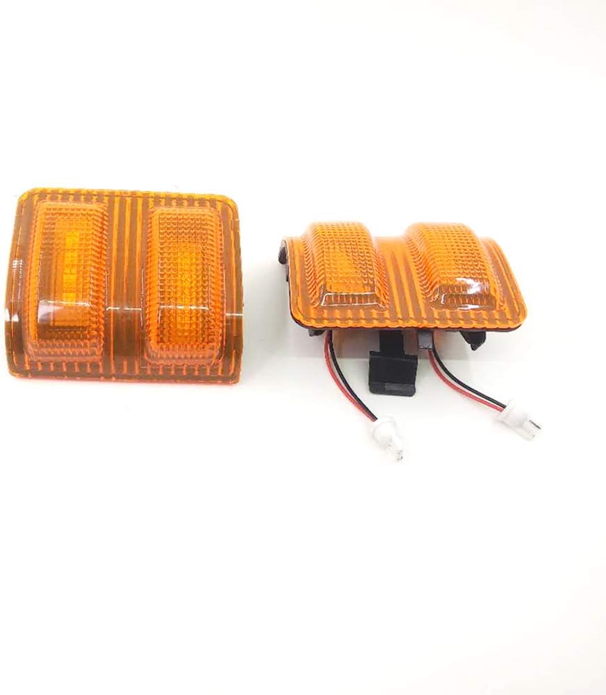 Xinctai 2PCS LED Side Mirror Marker Light Turn Signal Lamp for 2008 to 2016 Ford F250 F350 F450 F550 Super Duty Pickup Truck, Smoke Lens/Clear Lens (Yellow Original Lens)