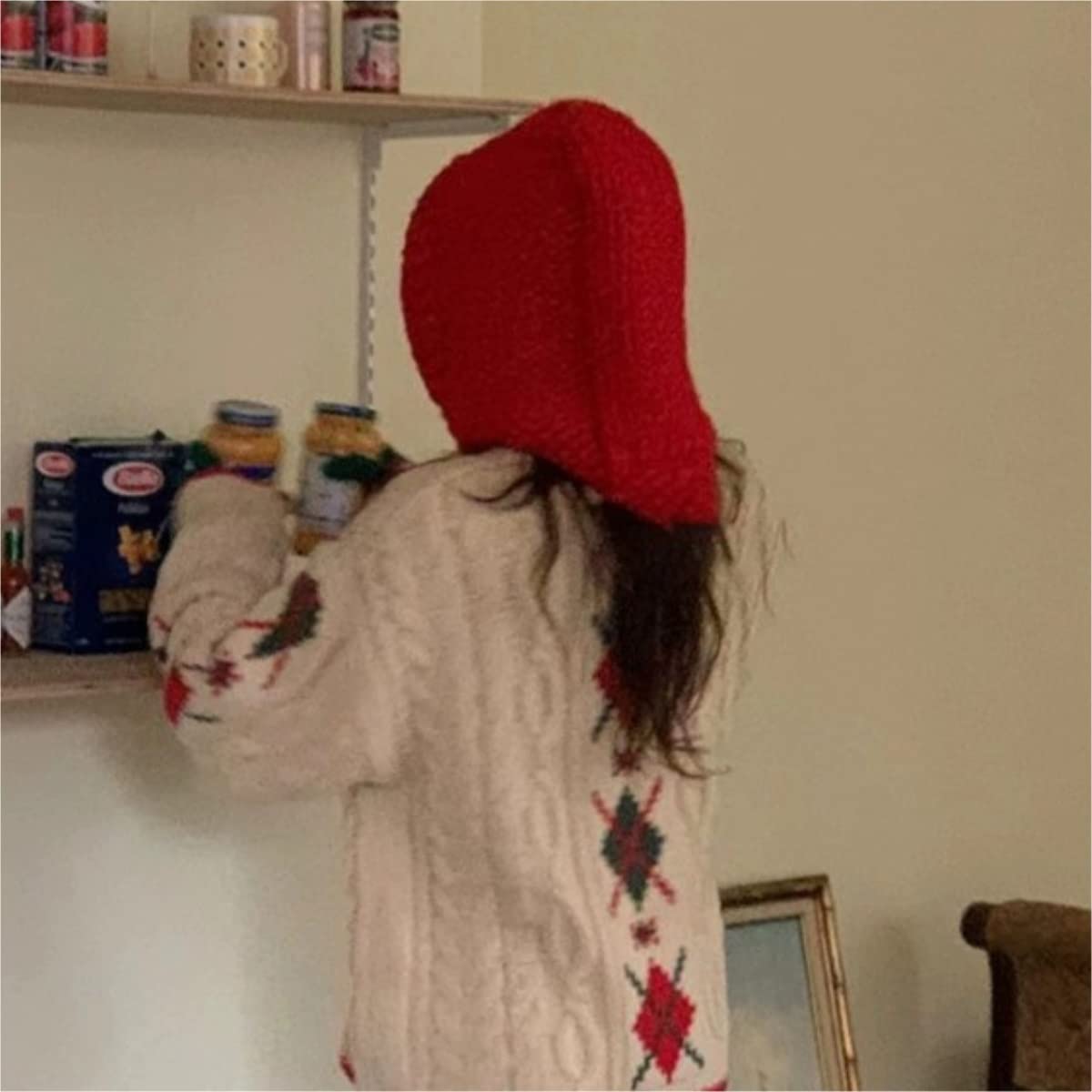 Czapka Beanie Czapka Zimowa Damska Dzianinowa Traper Wiatroszczelna Bomberka Kolarstwo Z Klapką Na Uszy (beżowa Jeden Rozmiar)
