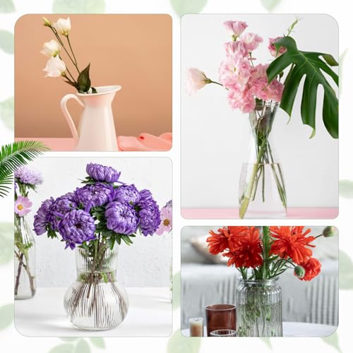 Jeffdad 100 Pcs Floral Stem Wire, Artificial Flower Rod Green Flower Stems Wire Crafting Floral Stem for Flower Arrangement Crafts Bouquets Wreath Making(6.7 inch/17 cm) - Thumbnail 7