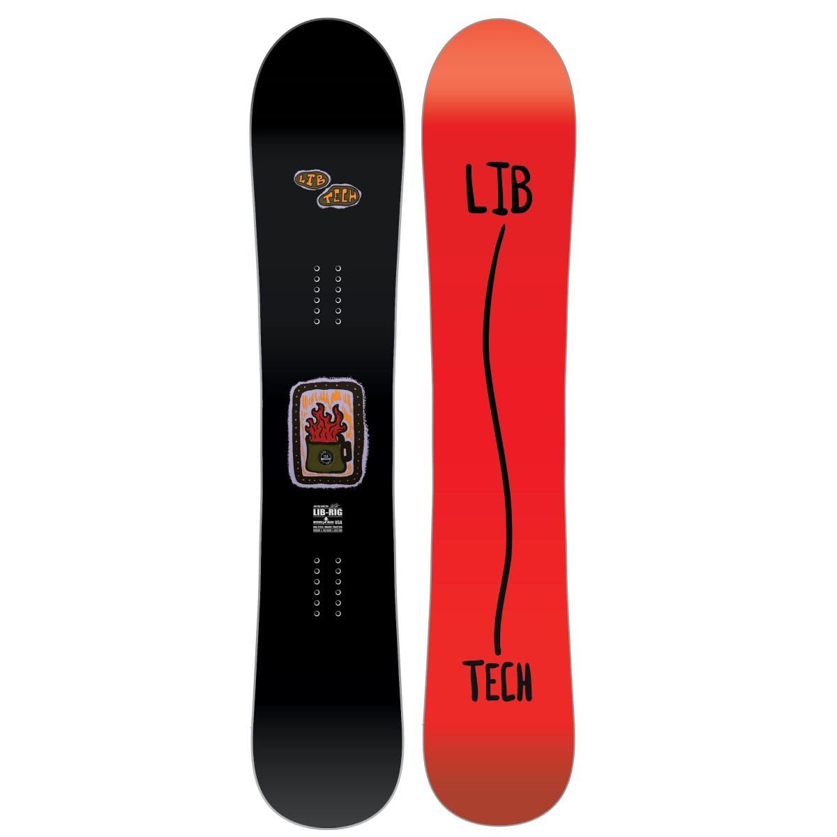 Amazon | Lib Tech Lib Rig メンズ スノーボード 160W | Lib