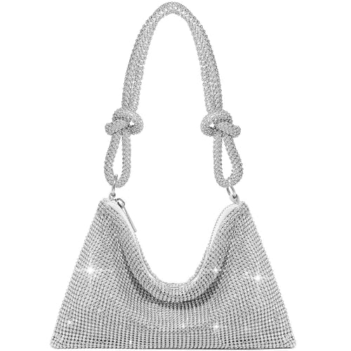 Image of GEMIU Evening Bag Sparkle Purses for Women, Rhinestone Clutch Purse for Women Dressy Sequin Purse