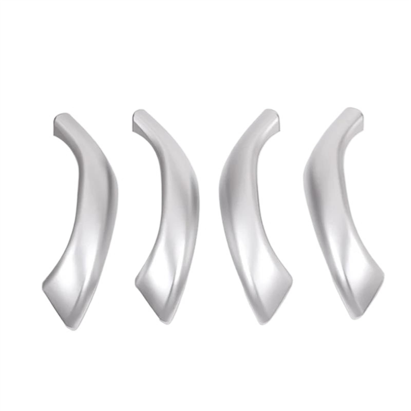 BLNETU for X1 F48 2016-2019 Car Interior Door Handle Trim Cover for X2 F47 2018 2019 Accessories 4pcs (Silver)