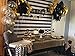 MEHOFOTO Black and White Stripes Photography Backdrop Props Happy Birthday Party Decorations Banner Photo Studio Booth Background 7x5ft