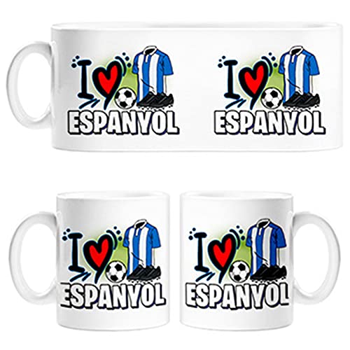 Diver Tazas Taza para Enamorado de su Equipo de fútbol Espanyol - Cerámica