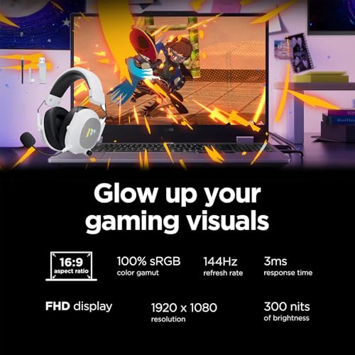 Image of Lenovo LOQ 15 Gaming Laptop, NVIDIA GeForce RTX 5050, 15.6 inch IPS LCD FHD 144Hz Display, Intel Core i5-13450HX, 16GB DDR5 RAM, 512GB SSD, Wi-Fi 6, RJ-45, Win 11 Pro, Luna Grey, w /Mytrix Accessory
