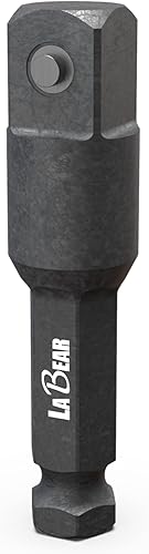 Adaptador de impacto hexagonal 716 a 12, destornillador de impacto 716, adaptador de impacto de 716 a 12, 12 "Ext. cuadrado, hexagonal de 716",