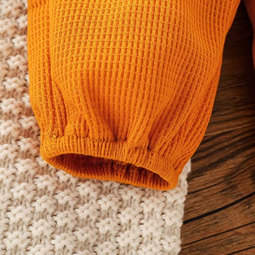 Patpat Baby Girls Floral Print Pants Set Long Sleeve Onesies Romper Clothes Set With Headbands, Floral, 0-3M #TOP7