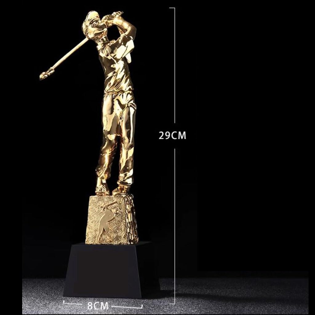 Trofei, medaglie e premi Trofeo Sportivo del Torneo di Golf Trofeo del Campionato di Competizione per Mazze da Golf Buca da Golf in Un Regalo Premio Decorazione Dell'ufficio