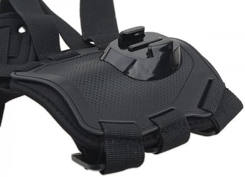 Miniatura 6 de Weiara Arnés para perro Gopro, suave y ajustable para perros grandes, medianos y pequeños, se puede utilizar para fijación de pecho y espalda,
