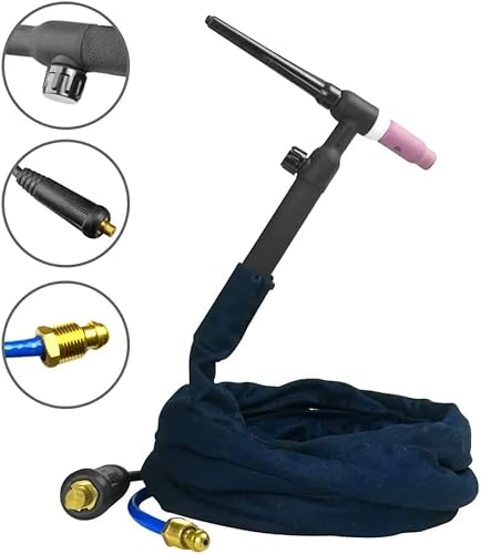 S Simder Tig Welding Torch Wp-17V 13Ft Air Cooled Lift Tig Torch 35-50Mm² Europe Plug #TOP1