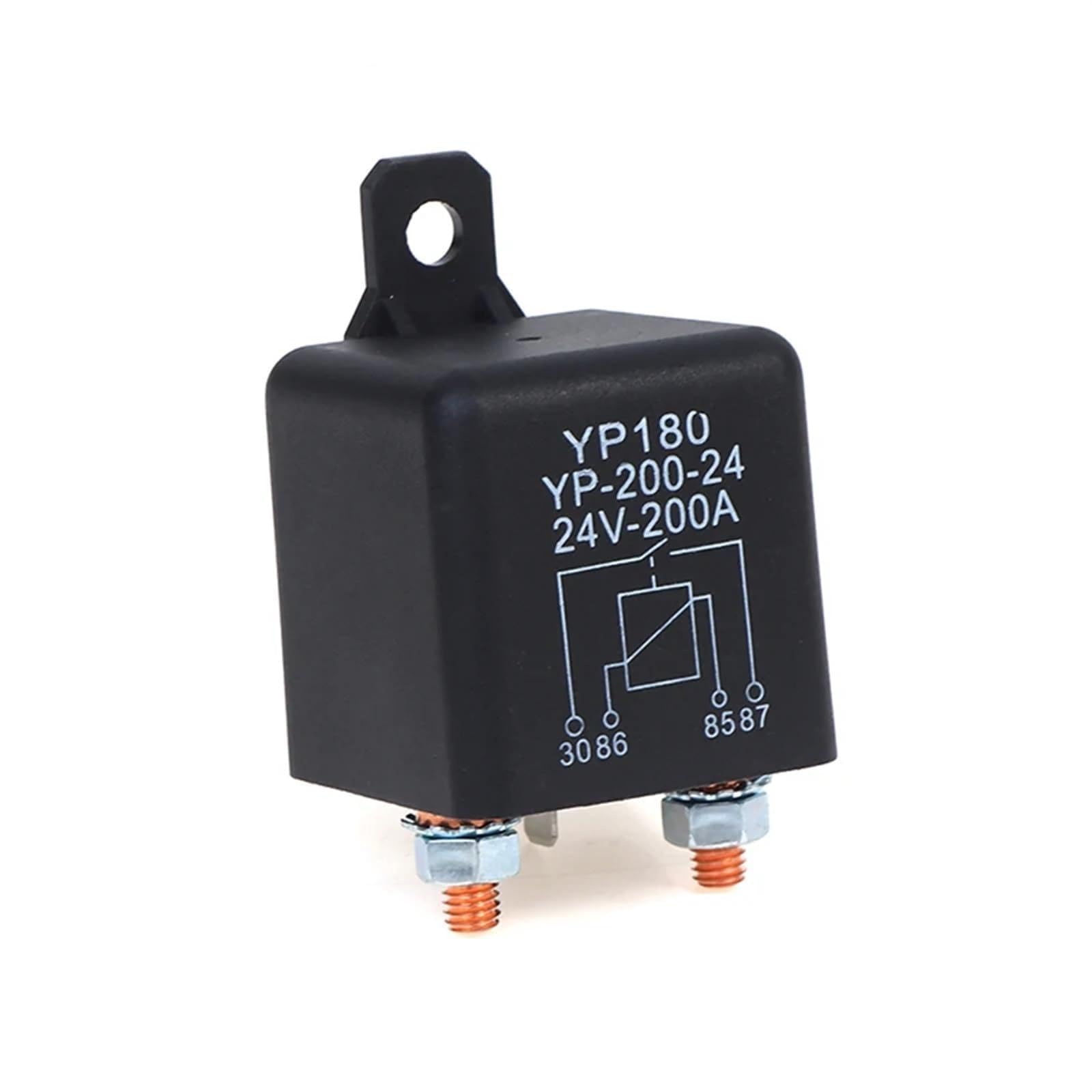 Relais automobile 4 broches 24V 200A de type continu pour moteur de voiture