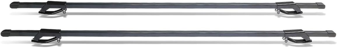 Auto Dynasty 54 Inches Universal Roof Rack Cross Bars, 175lbs Adjustable Square Rooftop Cargo Bars Aluminum Anti-Corrosion Roof Rails for Luggage Bike Kayak Racks