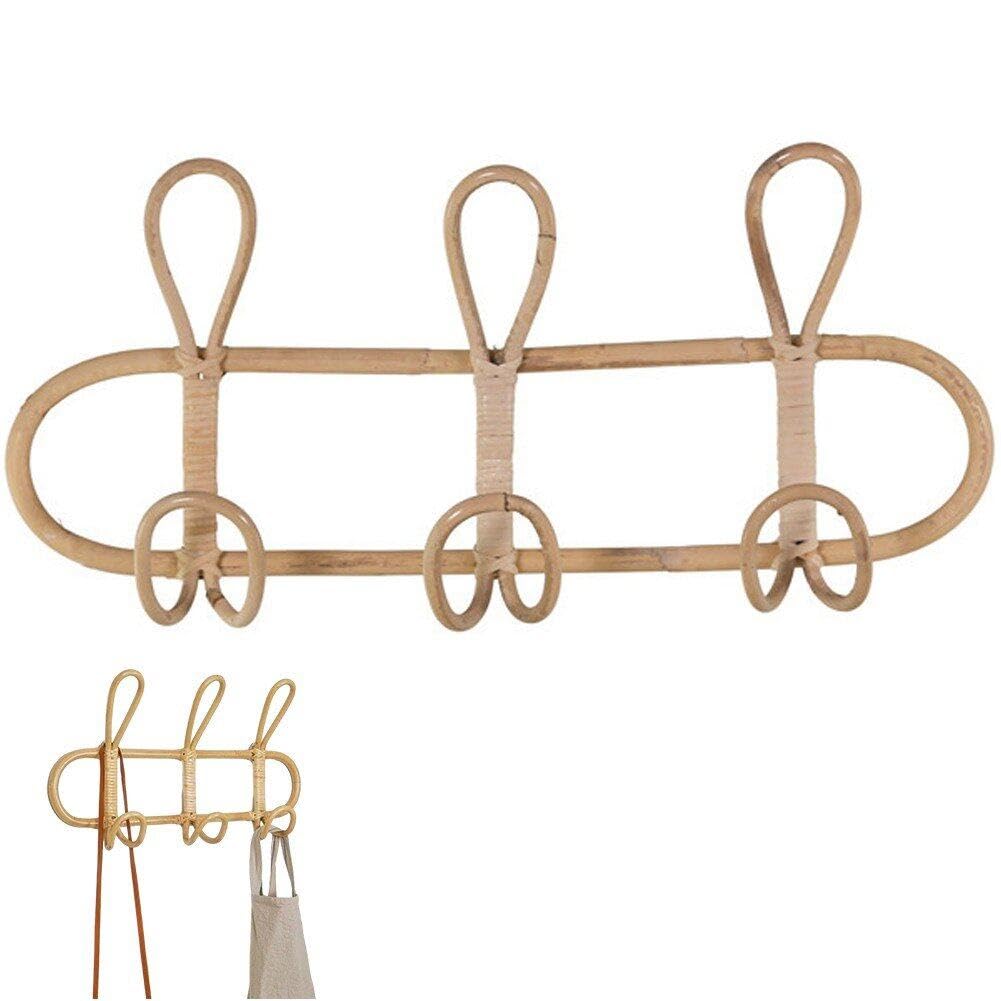 Cintre de décoration de chambre d'enfants en rotin pour créer un nid doux et ordonné