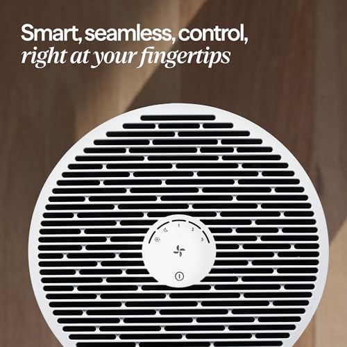 Image of Blueair Mini Max Auto Air Purifier for Bedroom, 510ft2 Small Room Air Cleaner with Auto Mode, HEPASilent Technology Removes Dust, Pollen, Pet Dander, Smoke & Odor, 3 Speeds, Quiet, Washable Pre-Filter