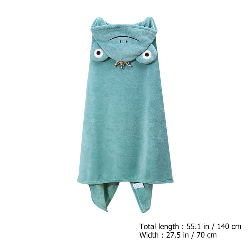Accappatoio per Bambini con Cappuccio Cartoon, Asciugamano Bagno Cotone