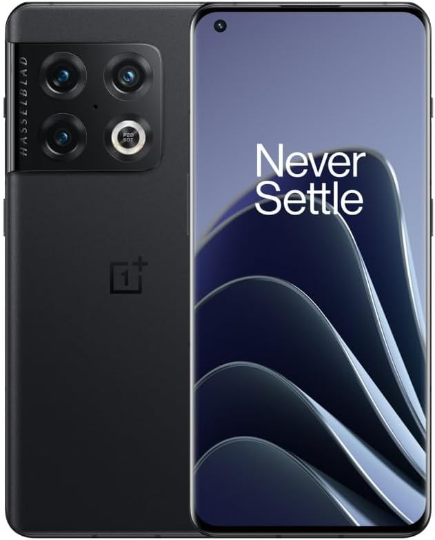 OnePlus 10 Pro 5G, 256GB + 12GB RAM, Volcanic Black - Unlocked (Renewed)