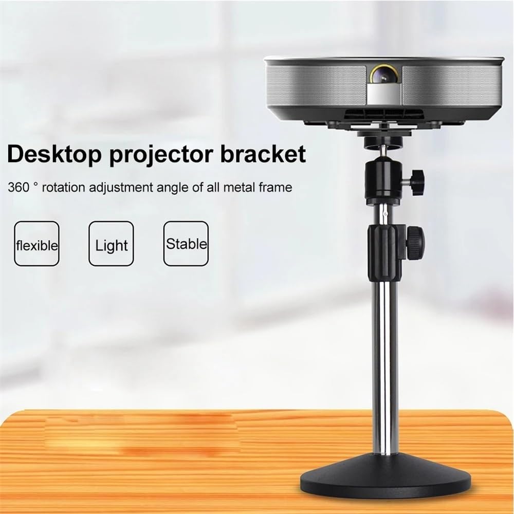 Support Vidéoprojecteur Support de trépied Support de projecteur en métal Support Universel réglable Support de projecteur de Bureau télescopique Support Projecteur