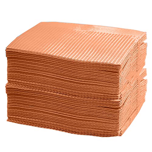 Aokbean 125 pièces 13x17,7 pouces Nappe de Tatouage Jetable 3 Plis Nappe de Tatouage Imperméable Tampon de Nettoyage pour Serviette pour les Fournitures de Tatouage (Orange) Cover