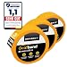 Produktbild HASKYY Goldband Malerkrepp Kreppband 3x Malerband 38mm x 50m Profi Abdeckband Malertape Klebeband Washi Tape Gold Papiertape Selbstklebend