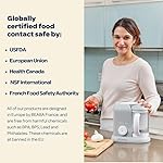 BEABA Babycook Solo 4 in 1 Baby Food Maker, Puree Steamer and Blender for Purees, Grinder with Auto Steam Cooking, Lrg Capacity 4.5 Cups 27 Servings in 20 Mins, White - Image 4