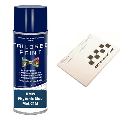 For BMW Phytonic Blue Met C1 M Aerosol Spray Paint Rattle Can (Aerosol Paint)