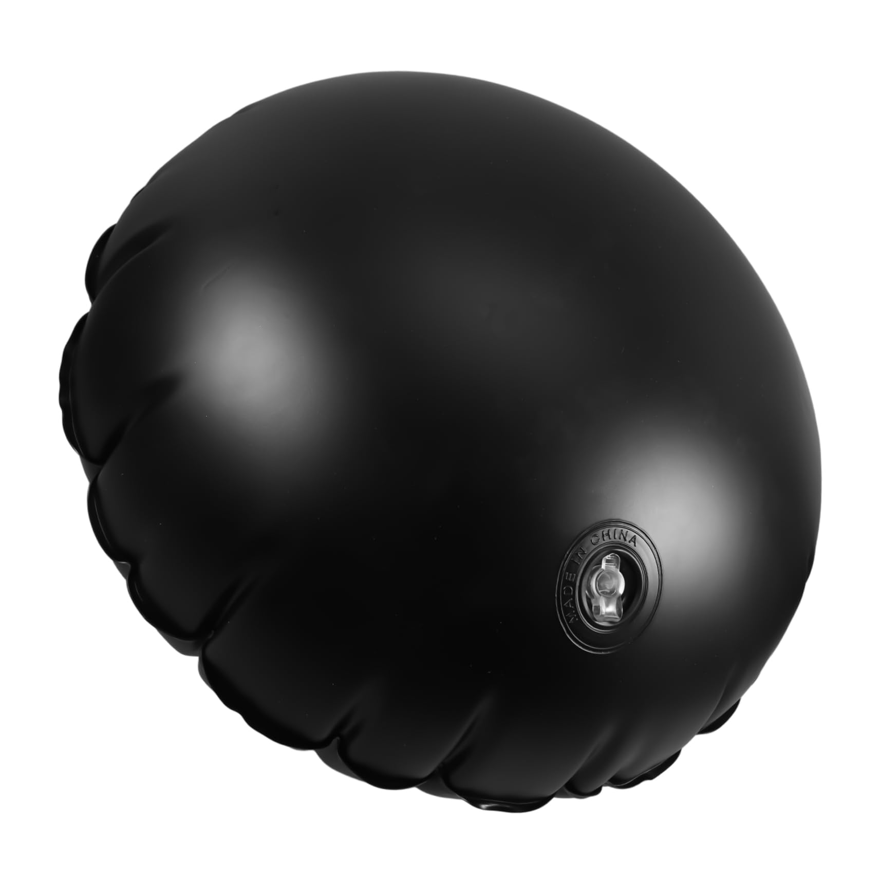 BESTOYARD Cuscino Autogonfiabile Rotondo in Pvc Nero, Cuscino da Campeggio Gonfiabile per Viaggi in Auto e Avventure All'aperto, Rapido da Gonfiare