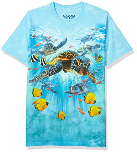 Liquid Blue Men's Sea Turtles T-Shirt