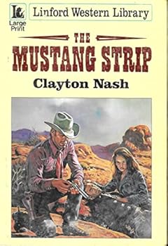 Paperback The Mustang Strip (LIN) [Large Print] Book