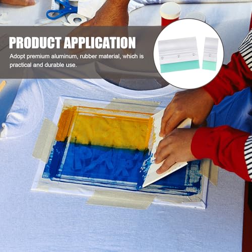 Raclette de sérigraphie pour éviter les bavures lors du dépôt de couleur