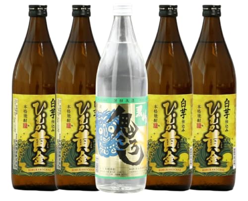 寿海酒造 「麦」と「芋」の銘柄2種飲み比べ5本セット (900ml×5本) 酒 お酒 麦 芋 焼酎 飲み比べ 麦焼酎 芋焼酎 酒セット 焼酎飲み比べ 焼酎セット 贈り物 贈答 ギフト プレゼント お中元 父の日 特産品