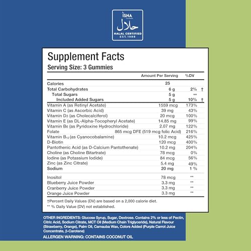 Noor Vitamins Halal Adult Multivitamin Gummies