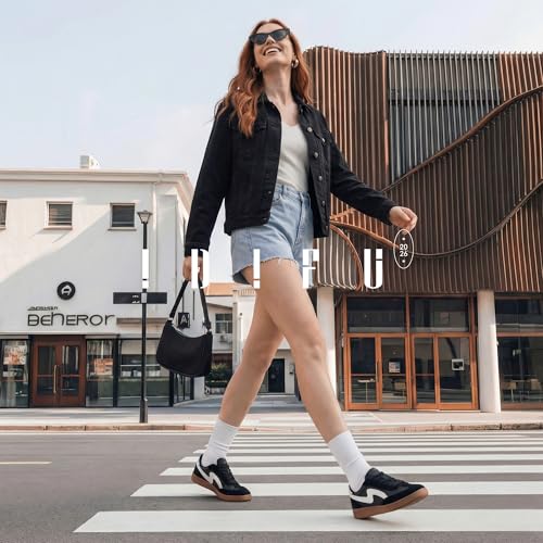 Image of IDIFU Womens Fashion Sneakers Comfortable Cute Casual Tennis Shoes