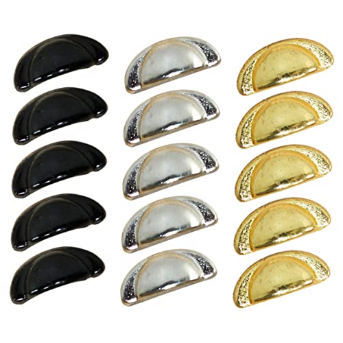 Sosoport 45 STK Puppenhausmöbel Mini-schubladenknöpfe Schubladenknöpfe Aus Messing Tassenschublade Aus Messing Puppenhaus-kommode-Zug Gewölbt Legierung Schminktisch – Bild 4