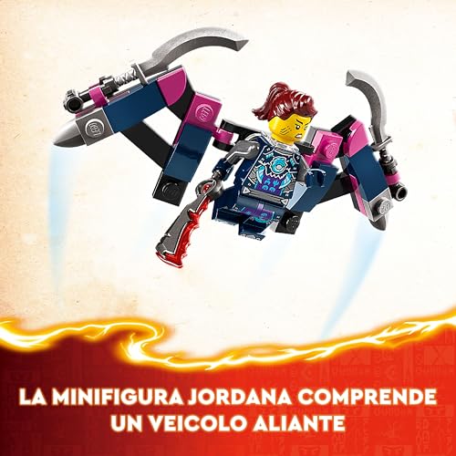 NINJAGO Climber Mech Ninja di Kai, Giochi per Bambini e Bambine da 9 Anni con Guerriero Giocattolo da Costruire e 4 Minifigure di Personaggi, Gioco d'Azione Ninja, Idea Regalo Divertente 71812 - Lego - Immagine 6