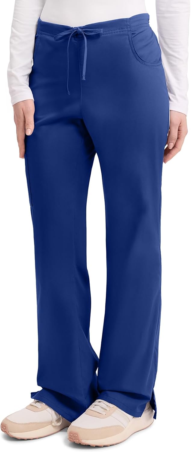 Dickies Scrubs for Women - Flare Leg Cargo Scrub Pants with Drawstring Waist & 6 Pockets, Medical Uniform - 86206 - Image 4