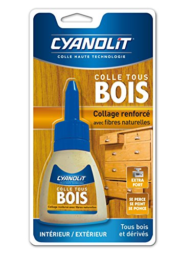 CYANOLIT 33300080 Colle Bois et Dérives, Transparent, 54 G Cover