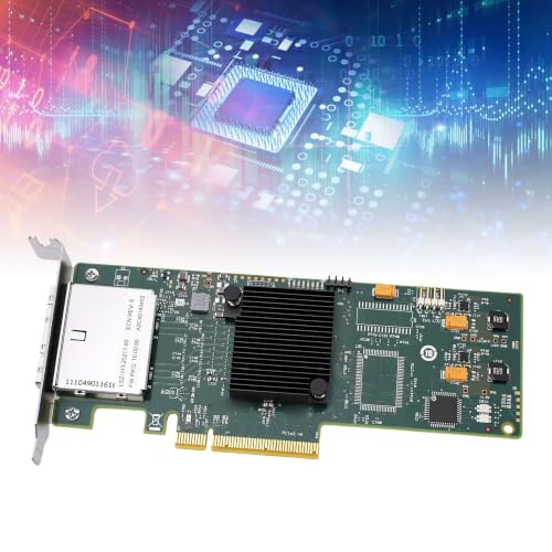 Tarjeta Controladora SAS HBA de 8 Puertos PCIe 2.0 para Servidor Linux SFF-8088 3
