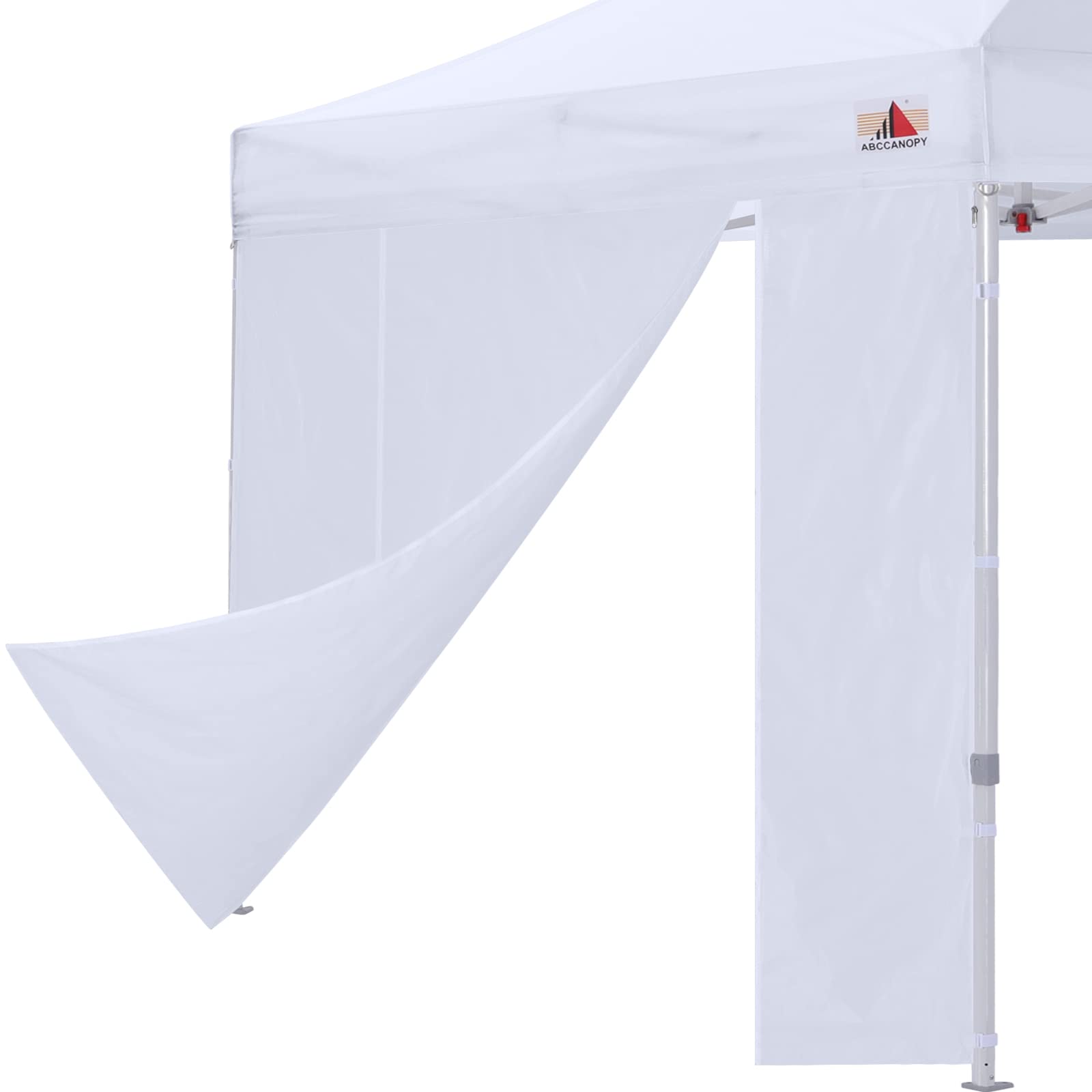 ABCCANOPYCanopy Rolling Door 10x10 FT with Zipper, 1 Pack Door Only, NOT Including Frame and Top, White