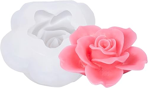 Miniatura 1 de Flower Silicone Molds, 3D Flower Molds Set Flower Fondant Silicone Mold for Soap Making, Candle Making, Epoxy Casting Resin Craft, Handmade