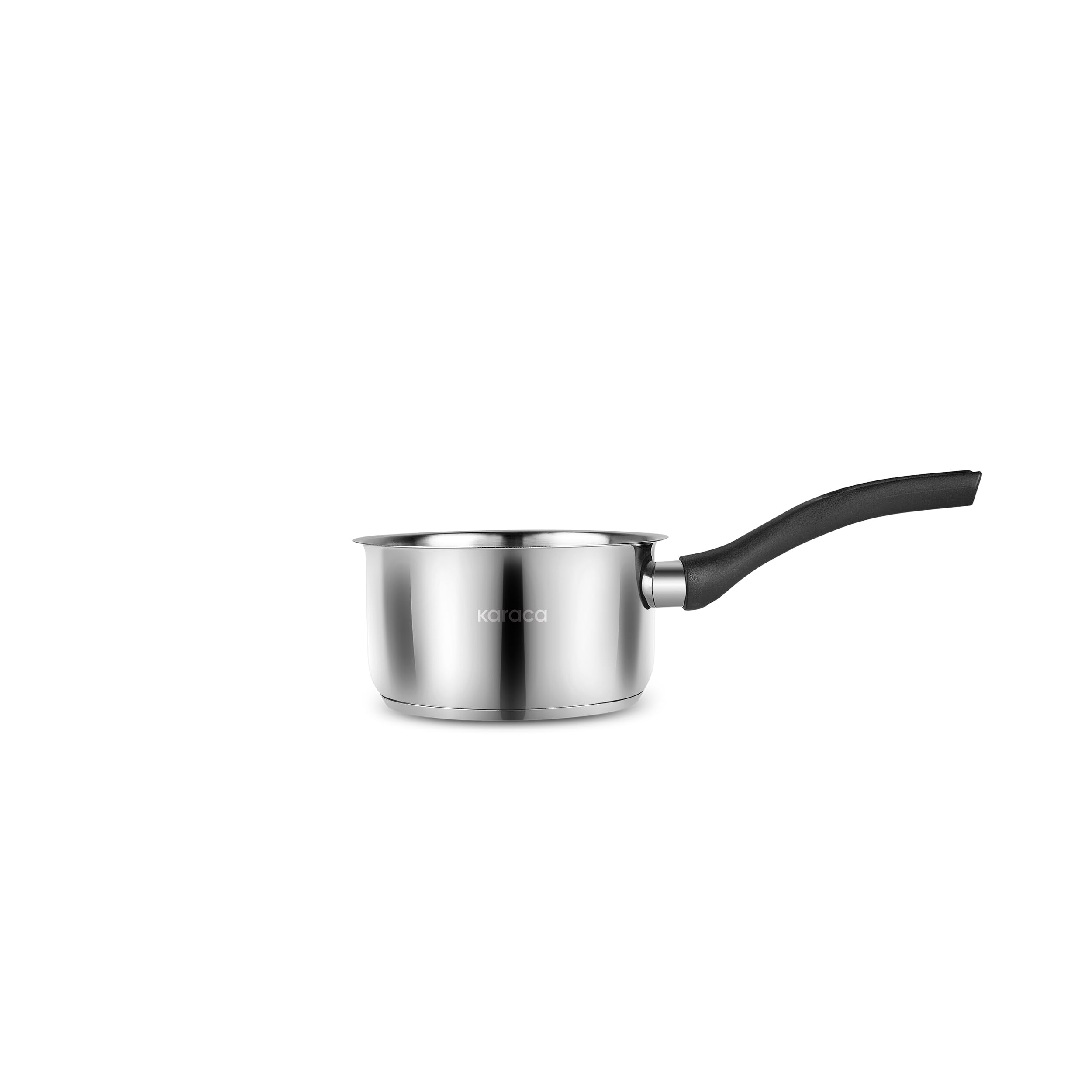 Karaca Gastro Stainless Steel Sauce Pan, 14cm, Sauce Pan & Lid 1.6L Silver