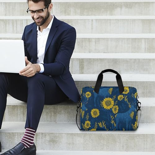 Maletín para portátil 15.6" con correa y asa miniatura 3