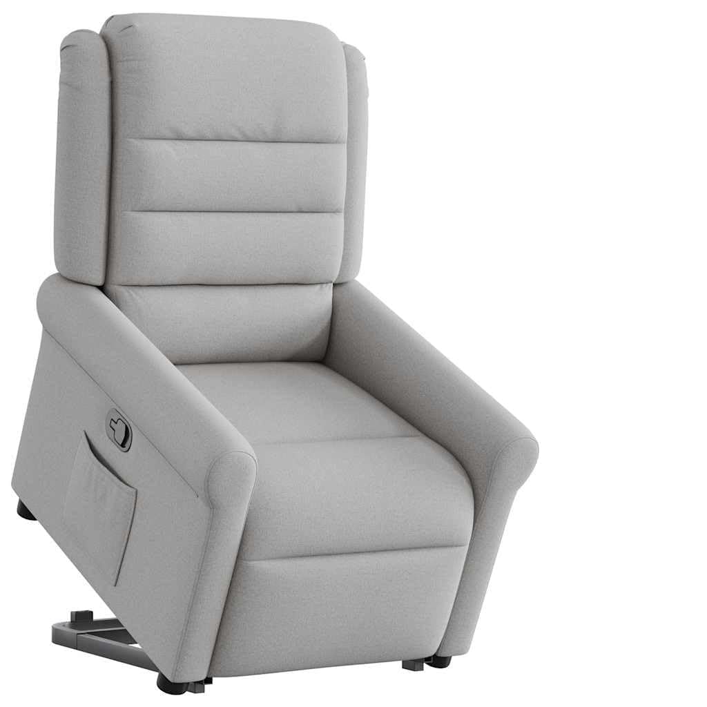 Sillón elevador reclinable gris nube