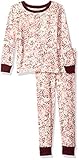 Burt's Bees Baby Little Kid Organic 2 Piece Pajama Set, Autumn Canopy, 5