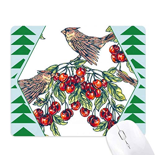 Tapis de souris oiseau fruits verts pour éviter les reflets tapis caoutchouc pin