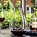 Red Wine Decanter Whiskey Decanter U-shaped Glass Decanter 1500ml Creative Home Decanter Set Lead-free Glass Wine Wine Gift Suitable for all Kinds of Wine Decanter Aerator (Color : Yellow)