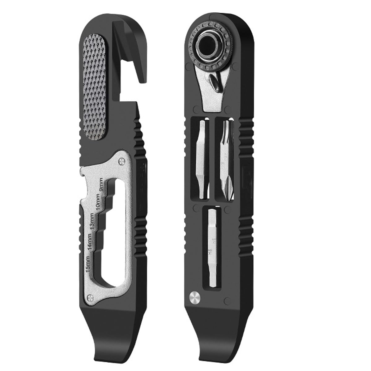 Bicycle tire Lever, Multi-Tool Bicycle Repair Set, self-Adhesive Bicycle Patch Included, Multi-Function Tool for Bicycle Repair