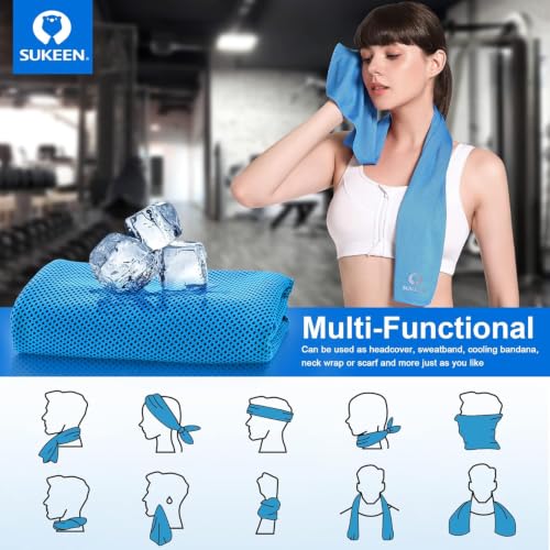 Sukeen Cooling Towels for Neck and Face (40"x12"), Cooling Wraps for Sports by Sukeen - Used condition - Image 8